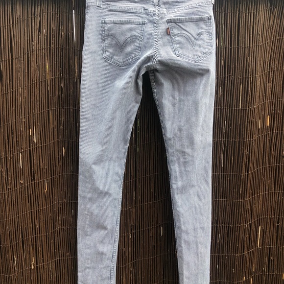 🍃Pinstriped railroad Levi’s Jeans🍃Waist 25 “🍃 - Picture 5 of 11